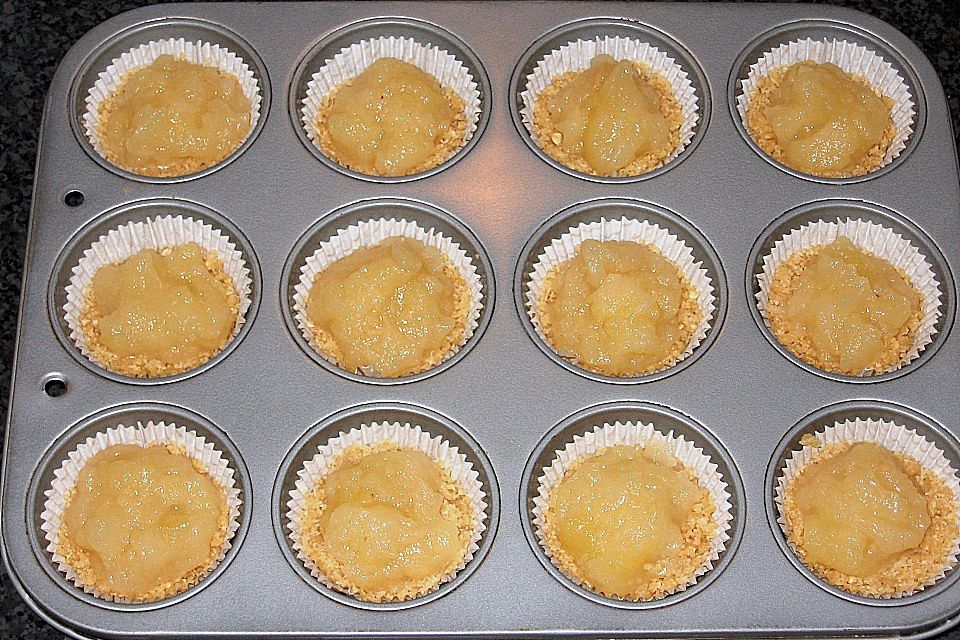 Apfel – Streusel – Muffins a la Feuermohn