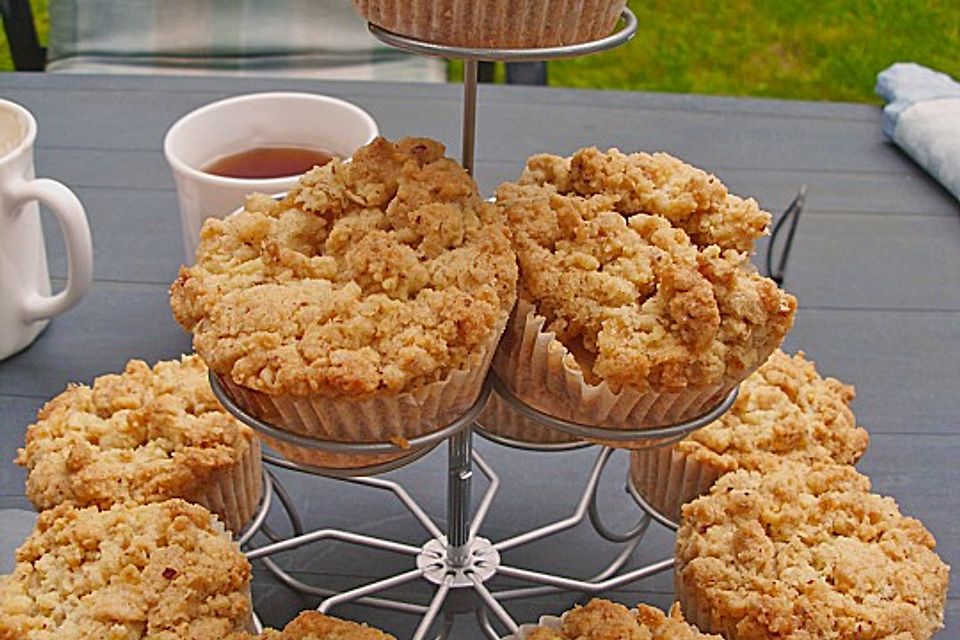 Apfel – Streusel – Muffins a la Feuermohn