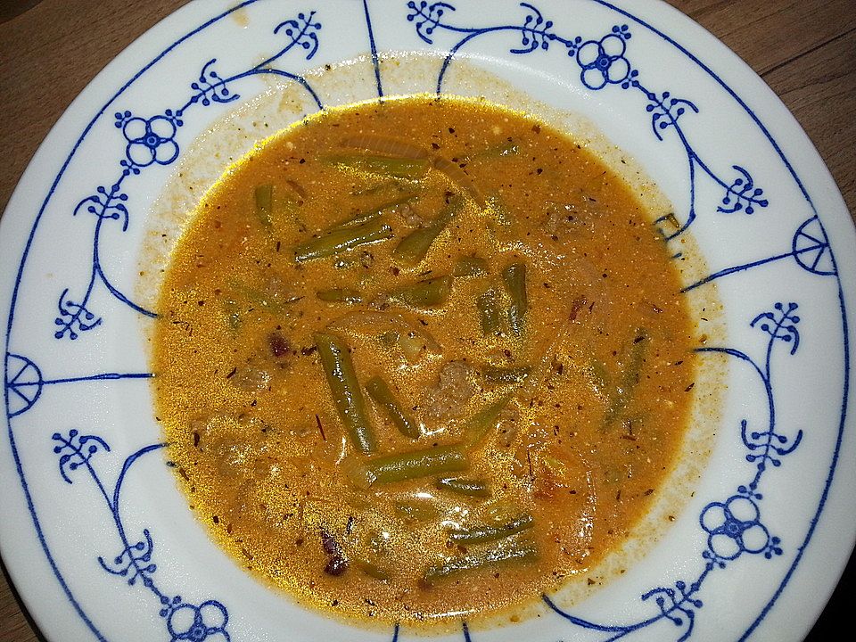 Bohnensuppe mit Tomaten und Hackfleisch von birgit8891| Chefkoch