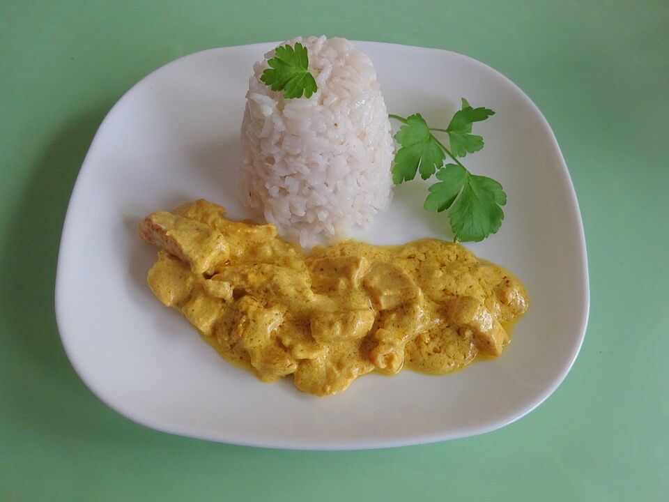Hühnchencurry mit Reis| Chefkoch