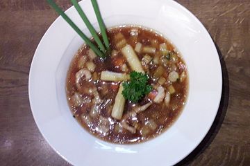 Chinesische Spargelsuppe