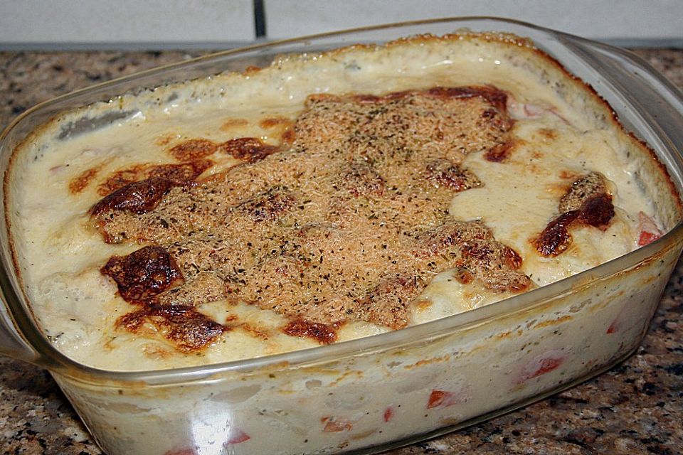 Spargel Gratin Pizzaiolo