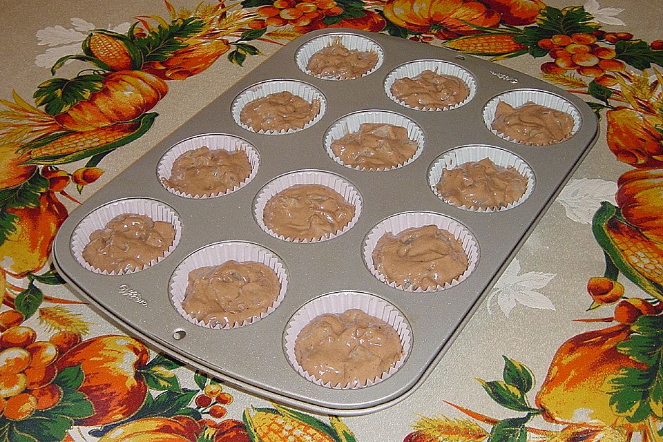 Birne-Schoko-Muffins