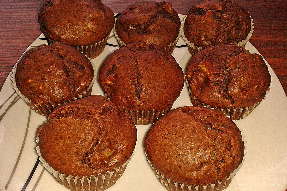 Birne-Schoko-Muffins