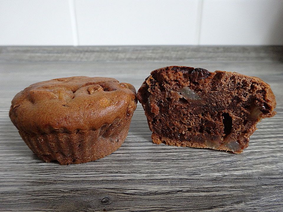 Birne-Schoko-Muffins von bloody_squirrel| Chefkoch