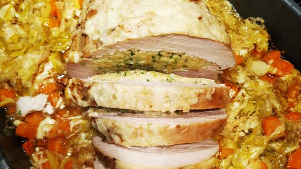 Gefüllter Putenbraten mit Kräuter-Kruste von nina2107