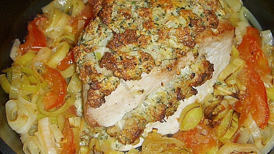 Gefüllter Putenbraten mit Kräuter-Kruste von nina2107