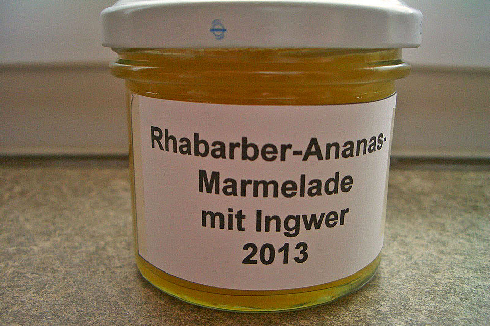 Rhabarber - Ananas - Marmelade