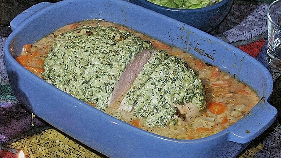 Kräuter-Putenbraten auf Frühlingsgemüse von Elli K.