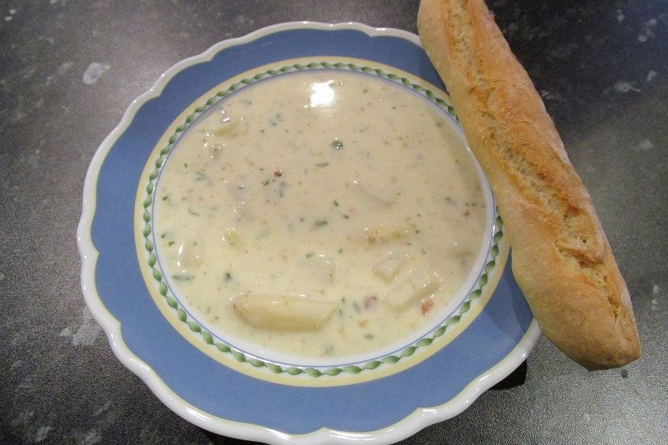 Spargelcremesuppe