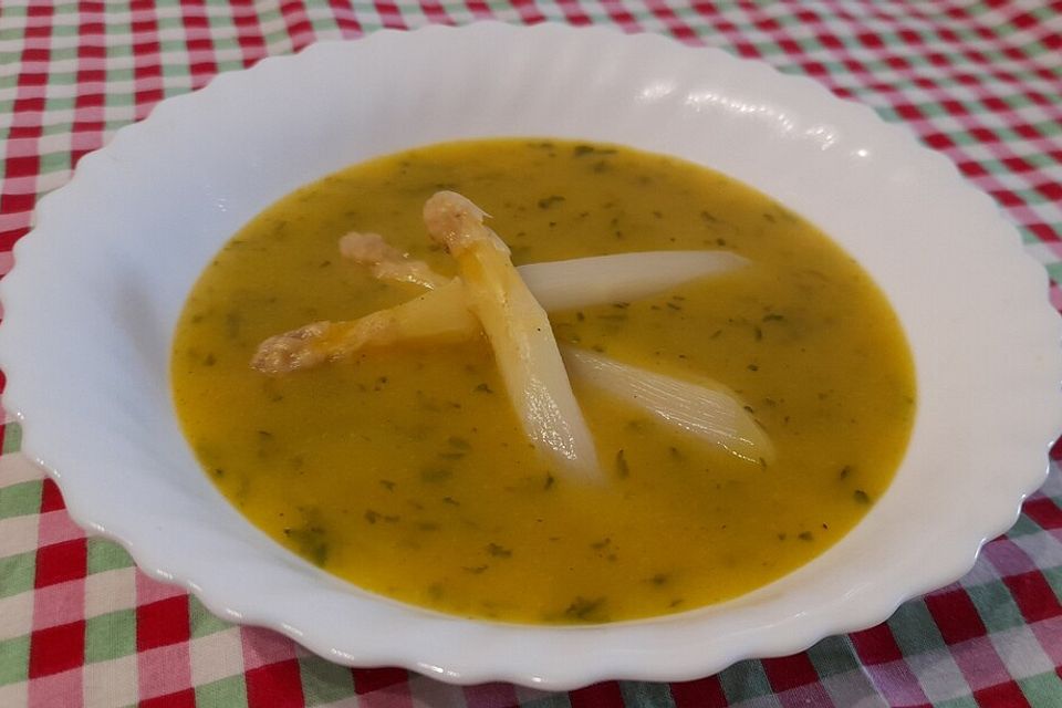 Spargelcremesuppe