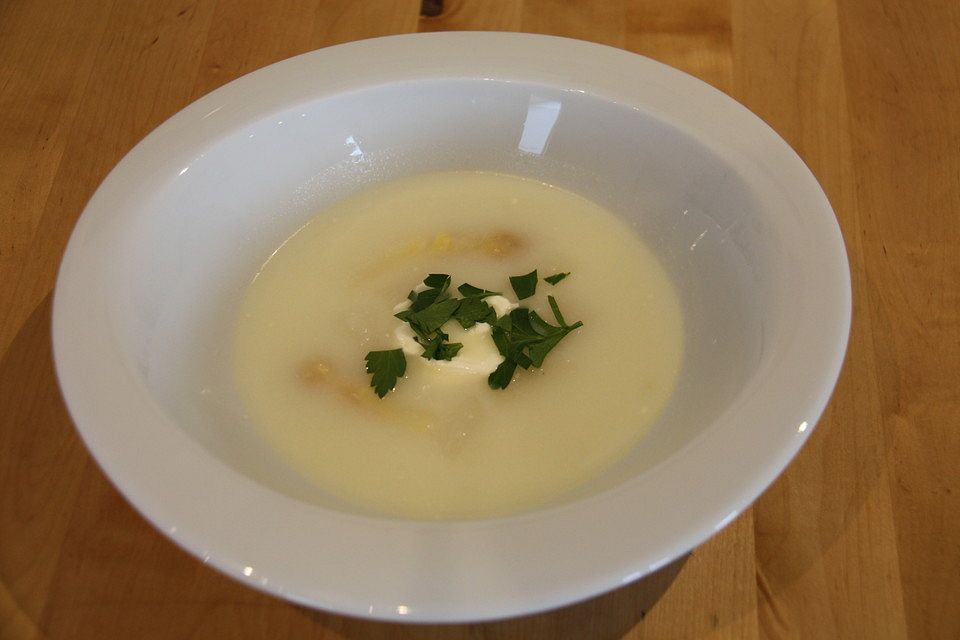 Spargelcremesuppe