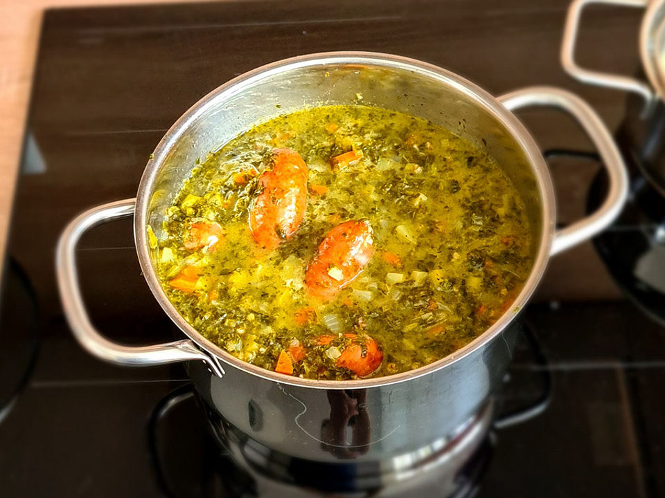 Schnelle Grünkohlsuppe mit Senf von frogqueen| Chefkoch