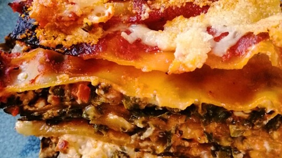 Mangold-Lasagne mit Schafskäse von zucchino