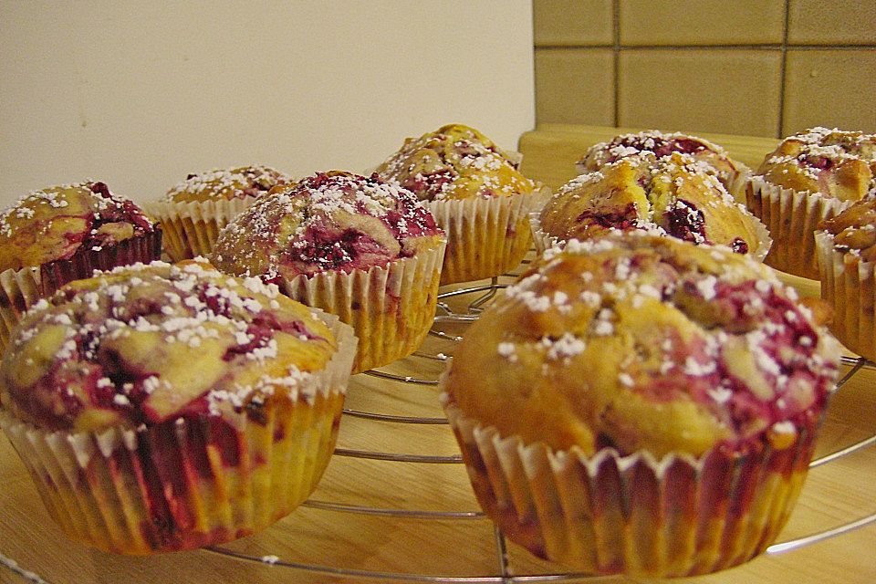 Fruchtige Marzipan - Muffins