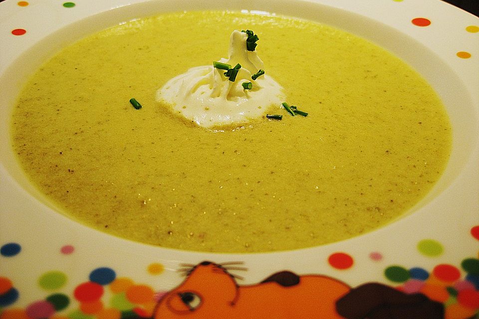 Brokkoli - Frischkäse - Suppe