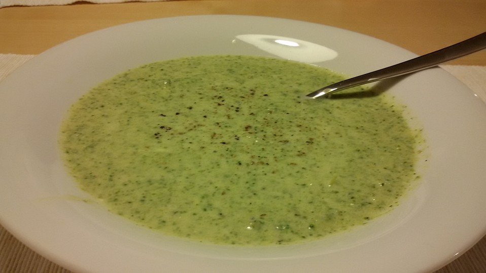 Brokkoli - Frischkäse - Suppe von feuermohn