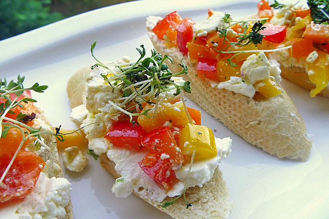 Leckerer Paprikasalat mit Schafskäse von maik1972| Chefkoch
