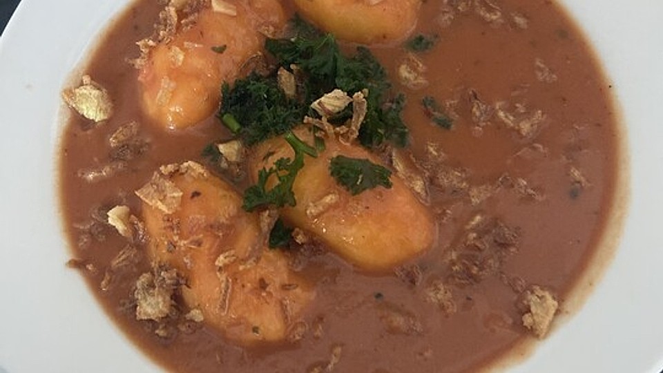 Tomatensuppe mit Käseklößchen von shajioko| Chefkoch Tomatensuppe mit Käseklößchen von shajioko| Chefkoch