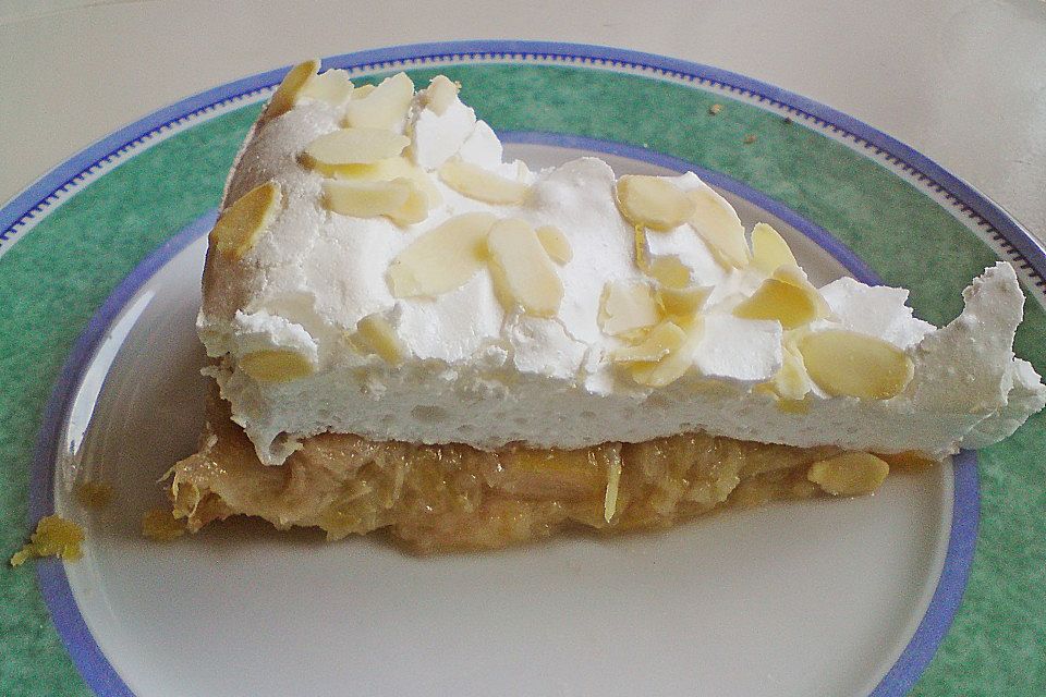 Rhabarber - Baiser - Torte