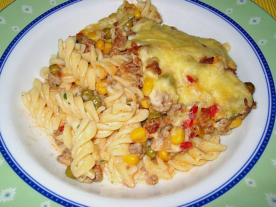 Mexikanischer Nudelauflauf, überbacken von pukkimaus04| Chefkoch