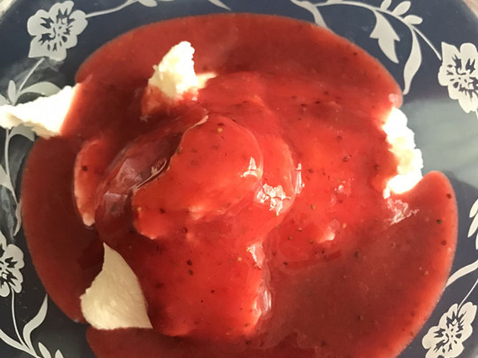 Joghurtmousse auf Himbeersauce von Elchkuh| Chefkoch