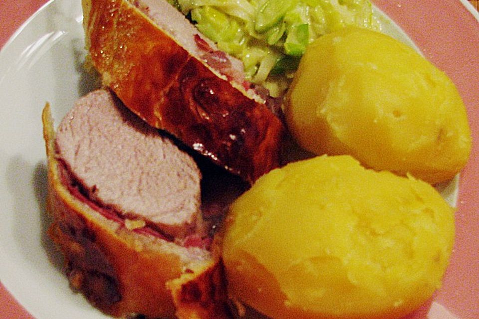 Schweinefilet im Blätterteig