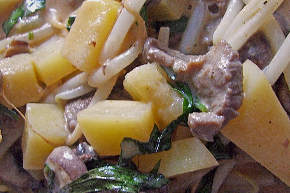 Thai - Töpfchen mit Rindfleisch