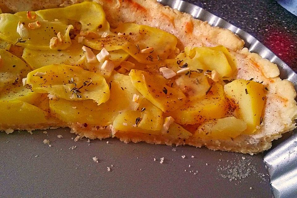 Kartoffeltarte mit Knoblauch Kartoffeltarte mit Knoblauch