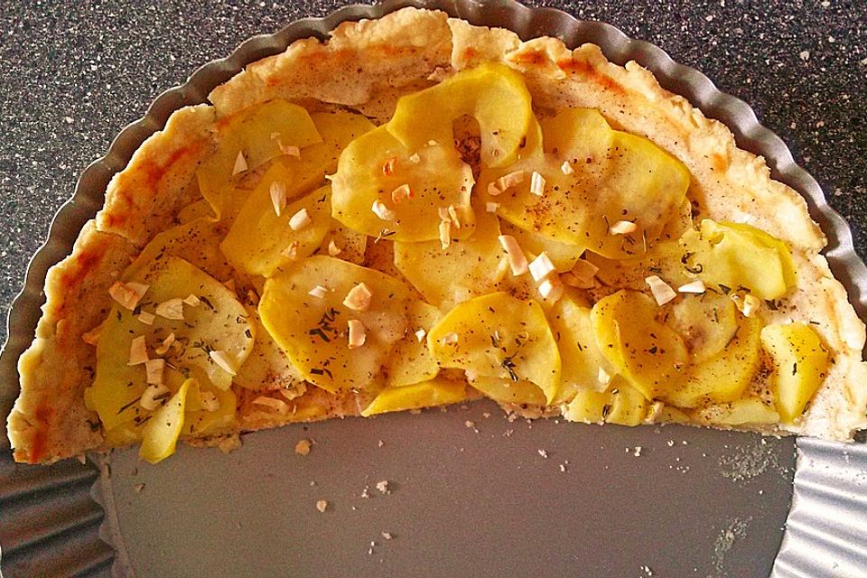 Kartoffeltarte mit Knoblauch Kartoffeltarte mit Knoblauch