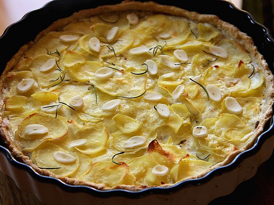 Kartoffeltarte mit Knoblauch von ella-maria| Chefkoch