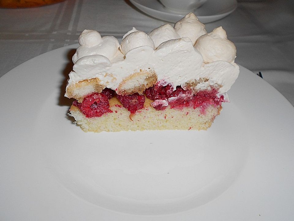 Eiskaffee - Torte mit Himbeeren von magicsylvi| Chefkoch