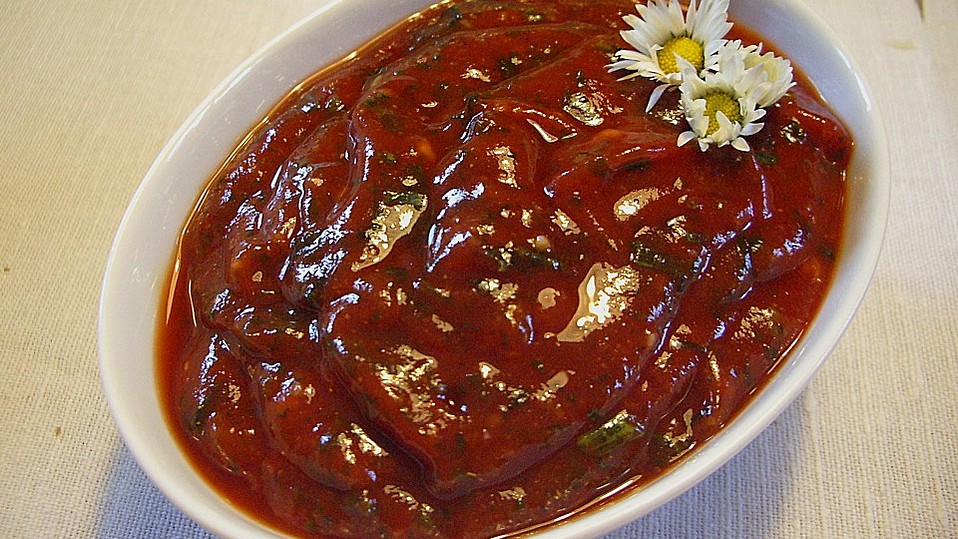 Scharfe Honig - Soße zum Fondue von KaeKae