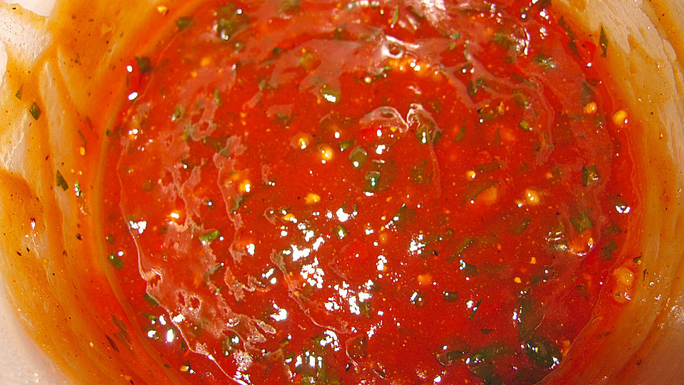 Scharfe Honig - Soße zum Fondue von KaeKae