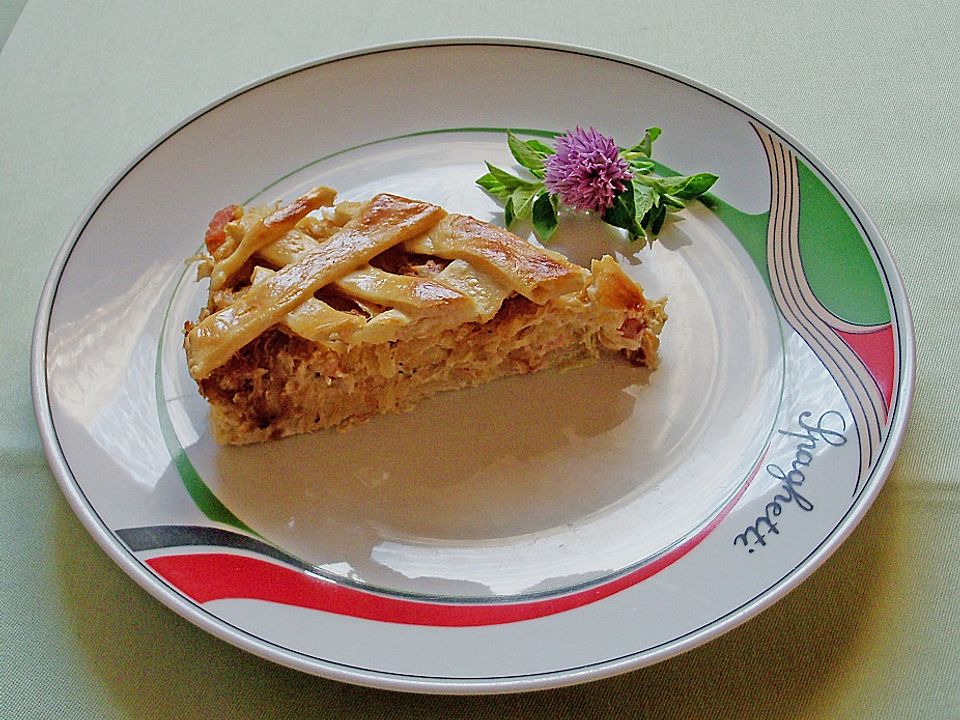 Sauerkrautkuchen mit Kasseler von momu17| Chefkoch