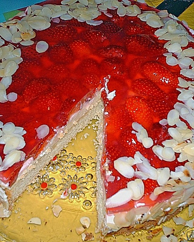 Erdbeer - Frischkäse Torte