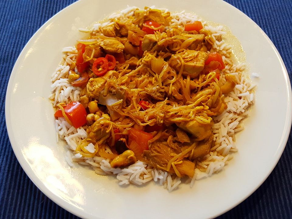 Feuriges Paprika - Cashew - Huhn von trizophren| Chefkoch