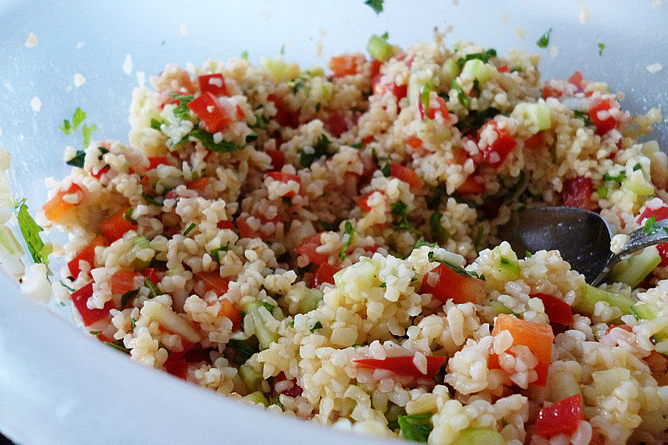 Tomaten - Bulgur - Salat