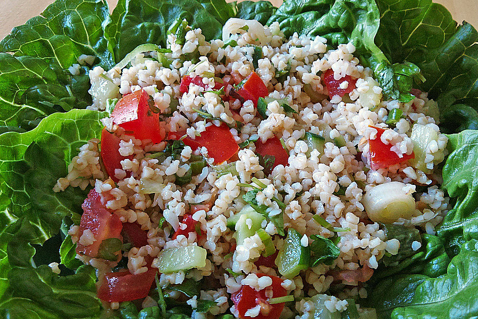 Tomaten - Bulgur - Salat