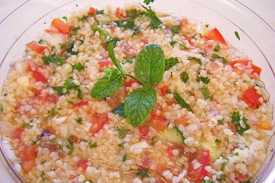 Tomaten - Bulgur - Salat