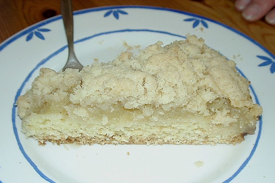 Apfelmuskuchen (Knetteig)