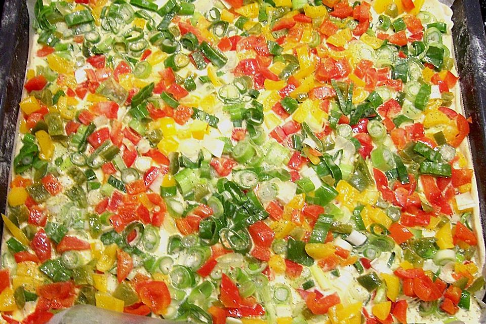 Konfetti - Gemüsekuchen Konfetti - Gemüsekuchen