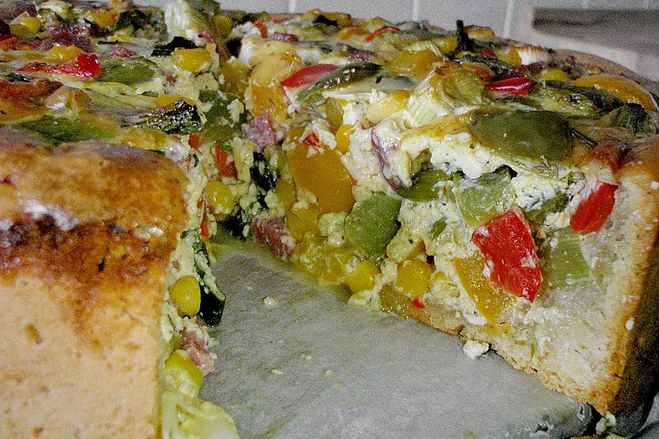 Konfetti - Gemüsekuchen Konfetti - Gemüsekuchen
