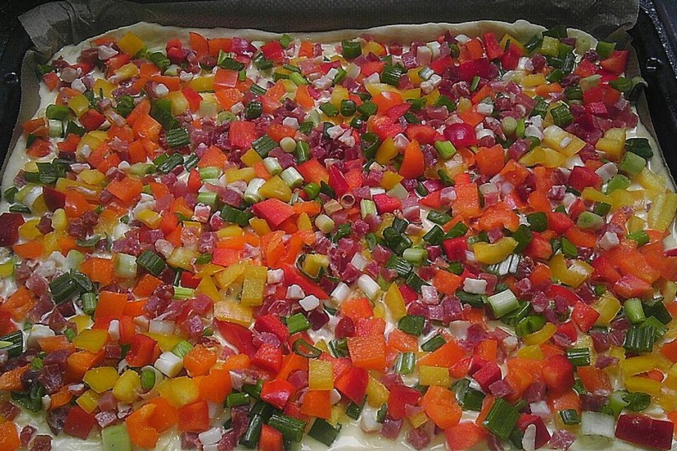 Konfetti - Gemüsekuchen Konfetti - Gemüsekuchen
