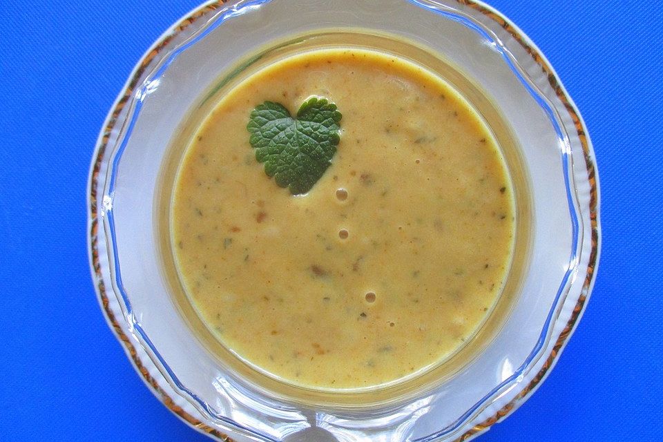 Currysauce zu Fondue