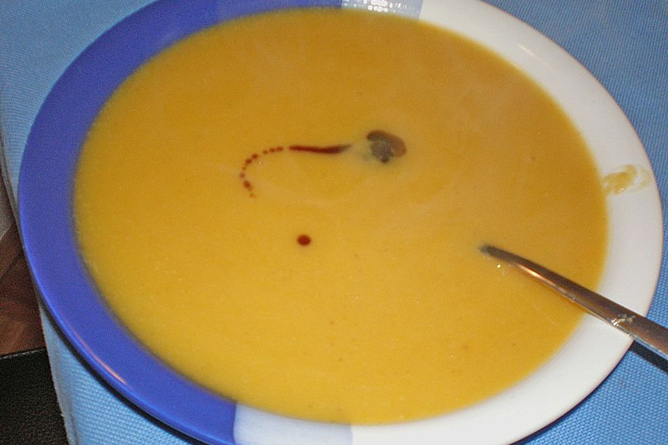 Kürbis - Apfel - Suppe