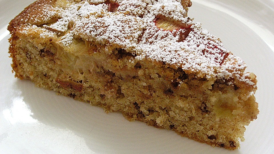 Saftiger Rhabarber - Schoko - Kuchen von Estrellaks