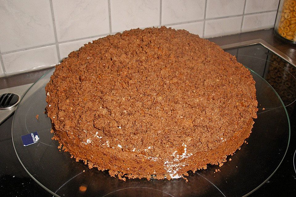 Bananen - Krümel - Torte, auch Maulwurftorte genannt