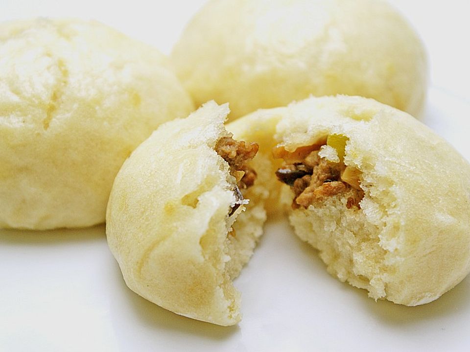Chinesische gefüllte Brötchen mit Hühnerfleisch von feuervogel| Chefkoch