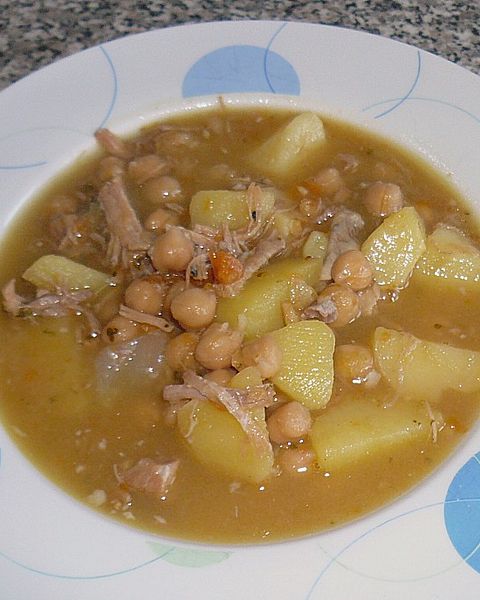 Erbsensuppe mit Pökelfleisch nach Mutters Art von Elfi Erbsensuppe mit Pökelfleisch nach Mutters Art von Elfi